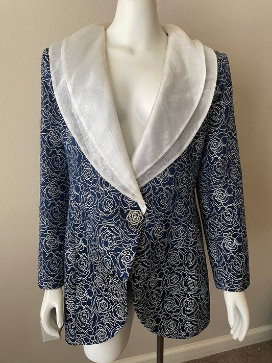 Embossed Vintage Blazer